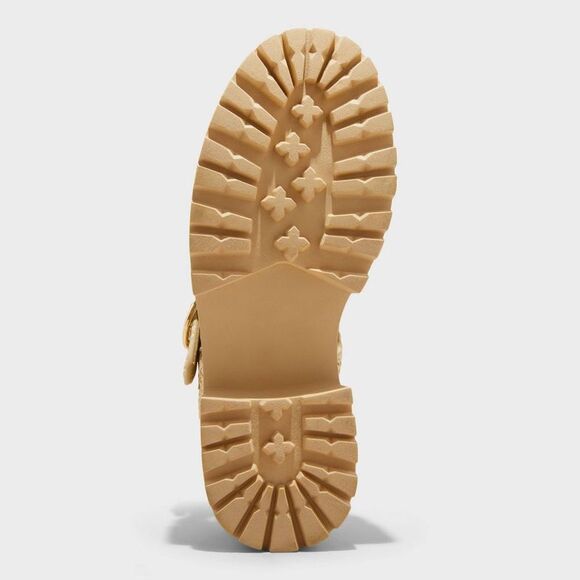 Open Box - Wild Fable - Women's Elide Raffia Fisherman Platform Heels with Tan - Picture 4 of 4